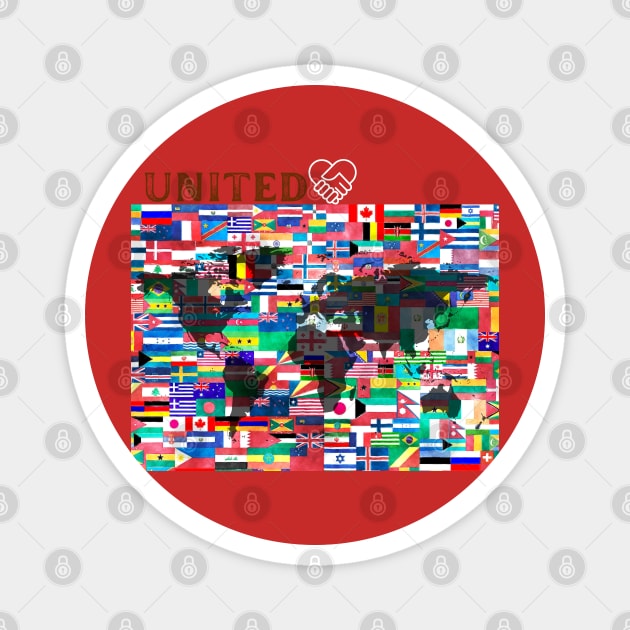 united countries Magnet by iconking1234
